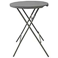 Los mejores  - Mesa alta redonda 80x110 cm de cocktail para celebraciones- mesa elegante copa de bienvenida- bodas y eventos. Mesa de…